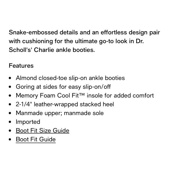 Dr. Scholl’s Brown Charlie Ankle Boots - Size 8.5M *** - Picture 9 of 9